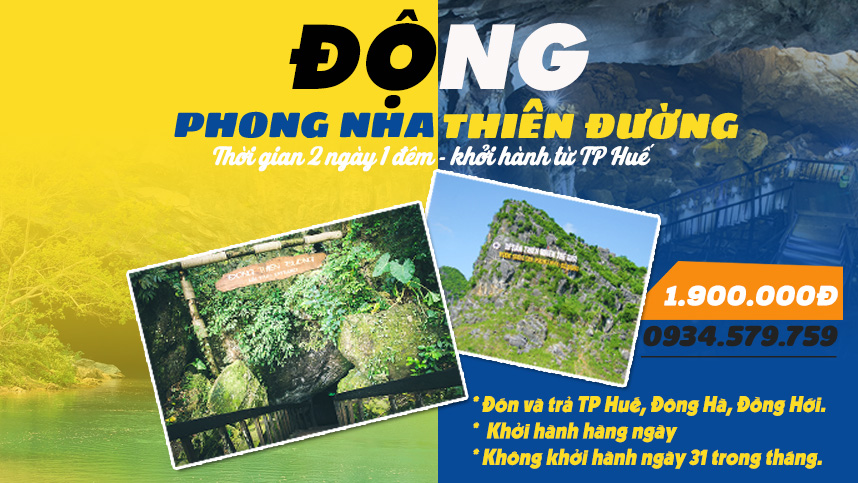 Tour Huế Phong Nha 2 ngày 1 đêm