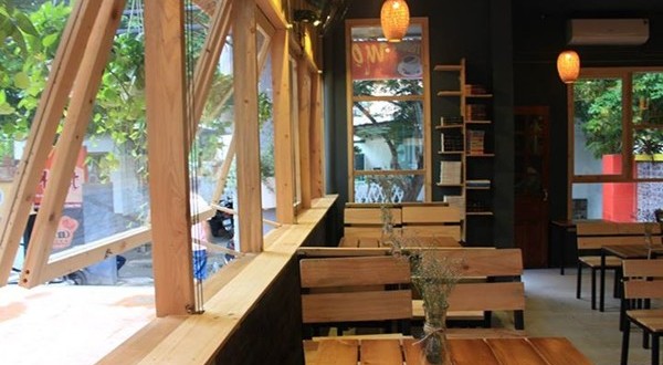 Một góc của quán Mọt Cafe Huế