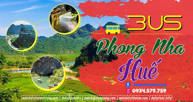 Bus Phong Nha đi Huế